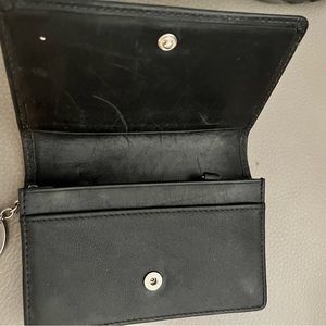 Black coach wallet gently used.
